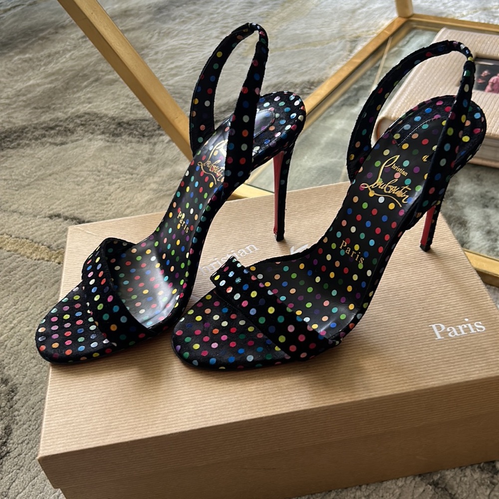 Polka Dot Christian Louboutin sandals